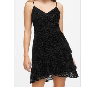 NWT BANANA REPUBLIC Velvet Leopard Mini Dress